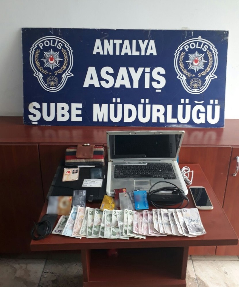 Antalya’da evden hırsızlığa 2 tutuklama
