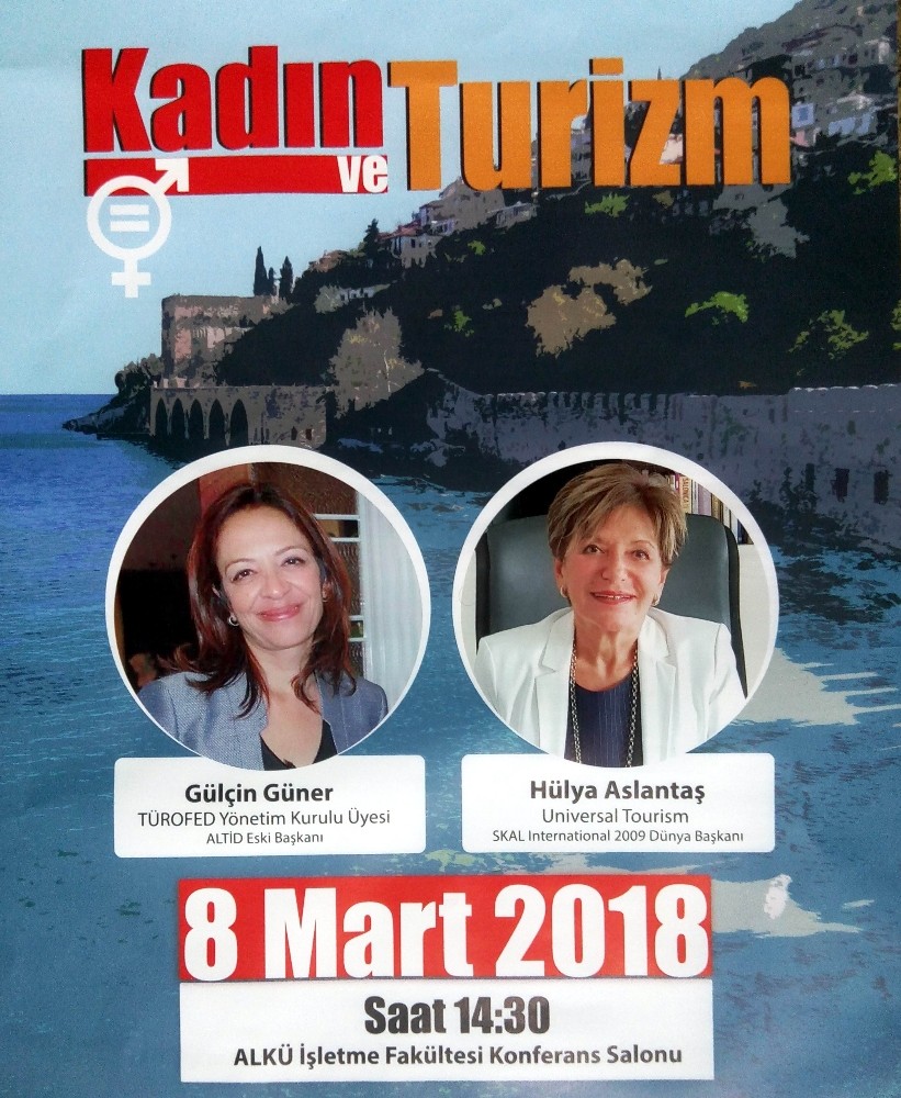 Alanya’da ‘Kadın ve Turizm’ konuşulacak