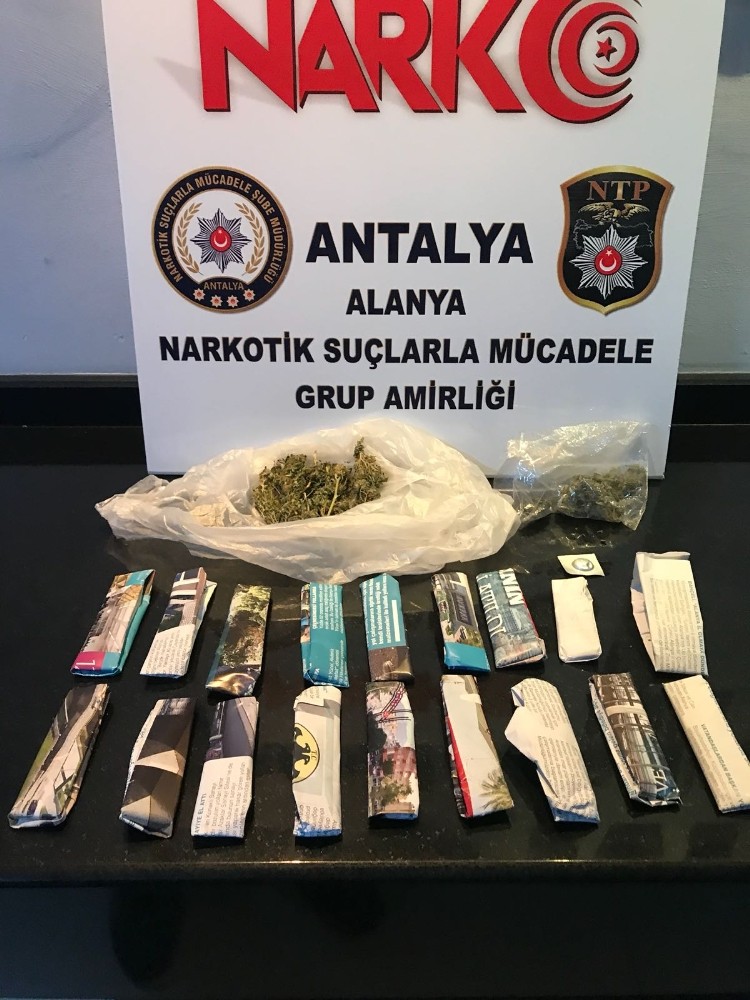 Alanya’da uyuşturucu operasyonu: 3 gözaltı