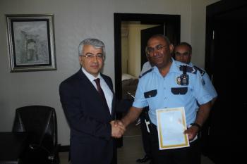 Manavgat’ta Polis ve Jandarma’ya teşekkür belgesi