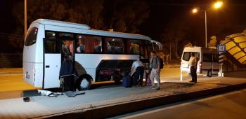 Manavgat’ta turistlerin kazası ucuz atlatıldı