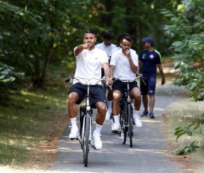 Antalyaspor ormanda bisiklet turu yaptı