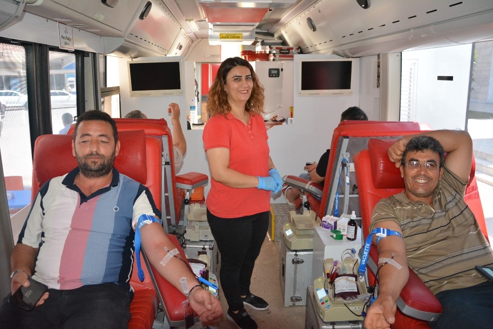 Korkuteli’de Kan bağışı kampanyası
