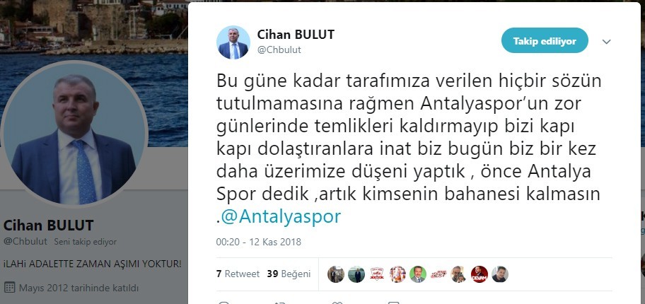 Antalyaspor’da ’temlik’ krizi