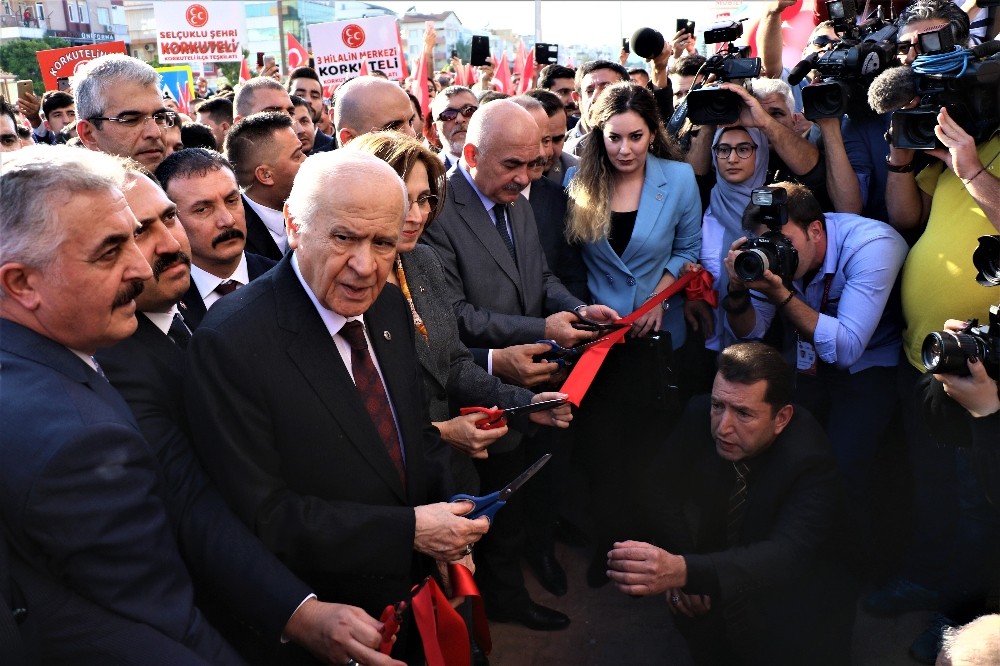 Bahçeli, Antalya’da partisinin il binasını açtı