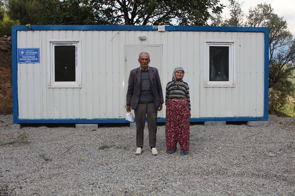 Büyükşehir’den Gazipaşalı çifte konteynır ev
