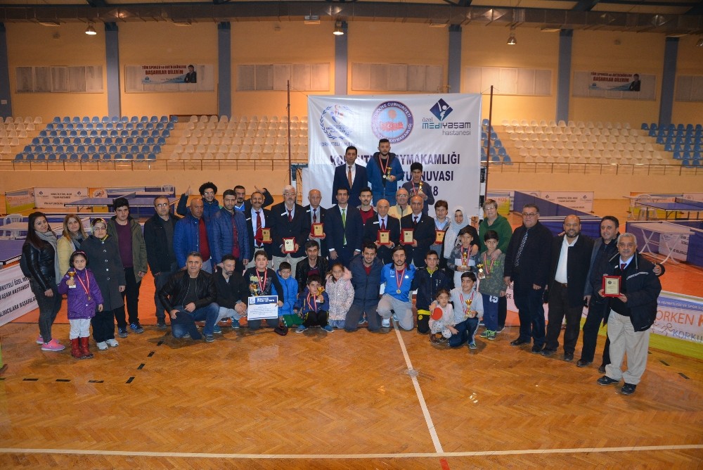 Korkuteli Kaymakamlığı Masa Tenisi Turnuvası