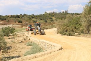 Büyükşehir Seydiler-Hacıali grup yolunda alternatif yol açıyor
