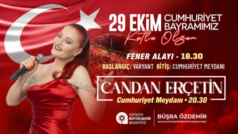 Büyükşehir Belediyesi’nden  Cumhuriyet Bayramı konseri