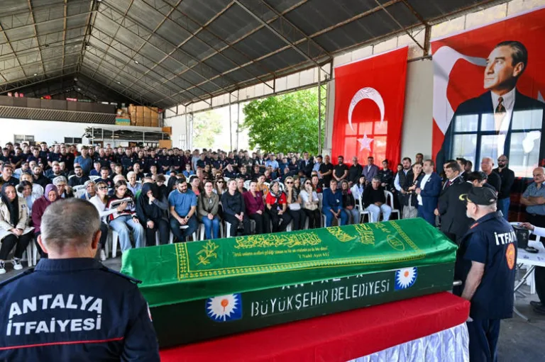 Antalya itfaiye teşkilatının acı günü