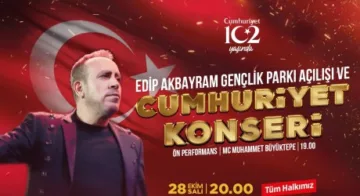 Edip Akbayram Gençlik Parkı, Cumhuriyet coşkusuyla 28 Ekim’de kapılarını açıyor