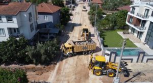 Duacı Mahallesi’nde yol çalışmalarında ikinci etap başladı