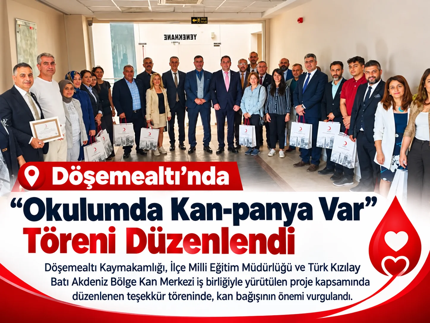 Döşemealtı'nda Okulumda Kan-panya Var projesi tamamlandı