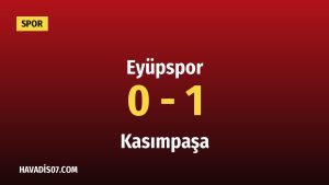 Kasımpaşa, Eyüpspor Deplasmanından Tek Golle Galip Ayrıldı