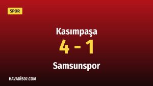 Kasımpaşa Sahasında Samsunspor’u 4-1 Mağlup Etti
