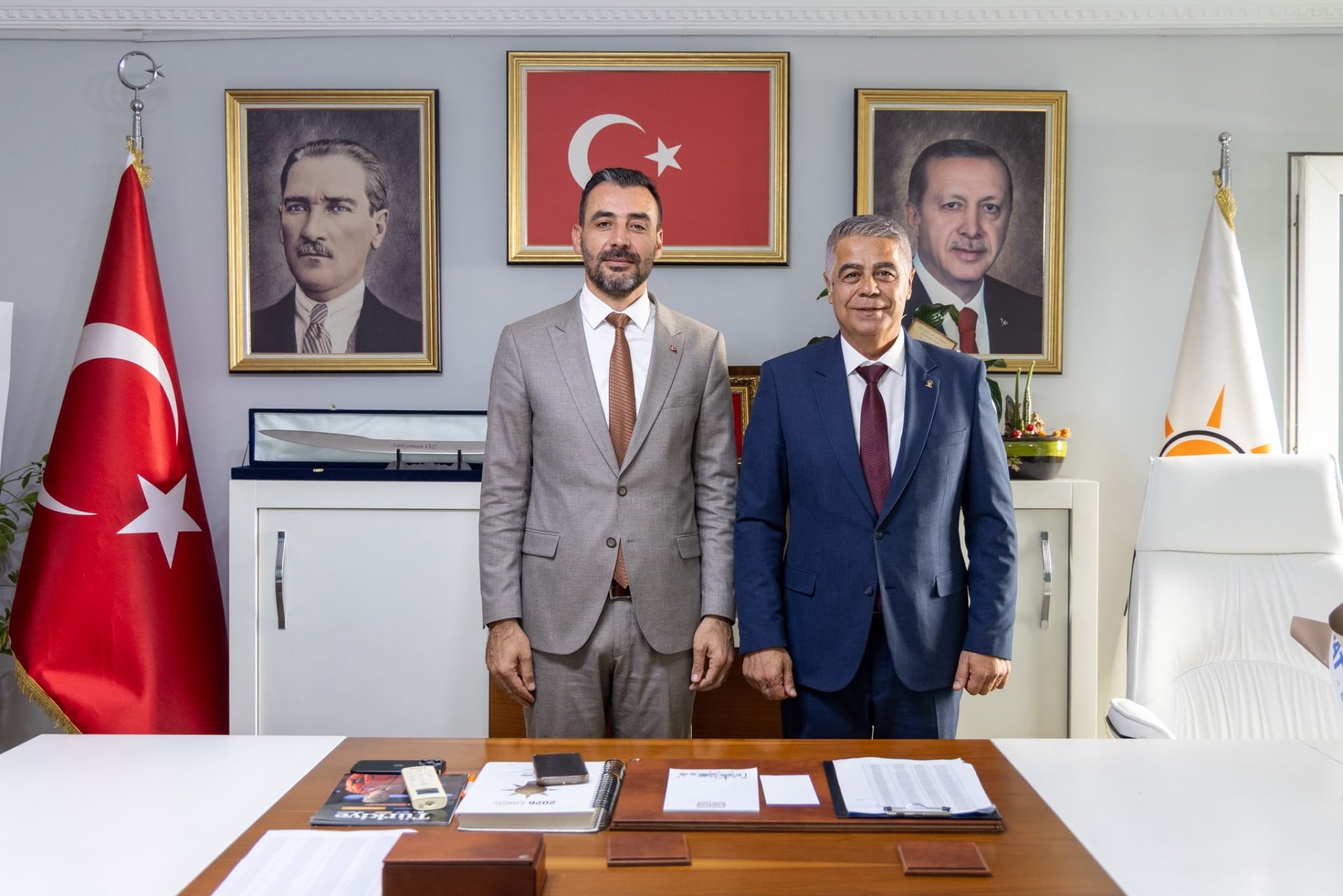 Manavgat Belediyesi'nden Siyasi Partilere Ziyaret