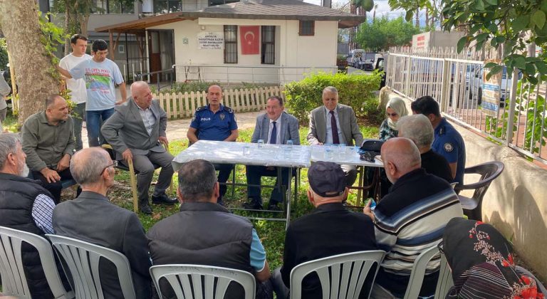 Muratpaşa’da Sedir Mahallesi Sakinleriyle Güvenlik Toplantısı Yapıldı